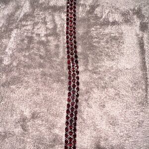 SS GARNET BRACELET.